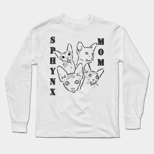 Sphynx Cat Mom Long Sleeve T-Shirt